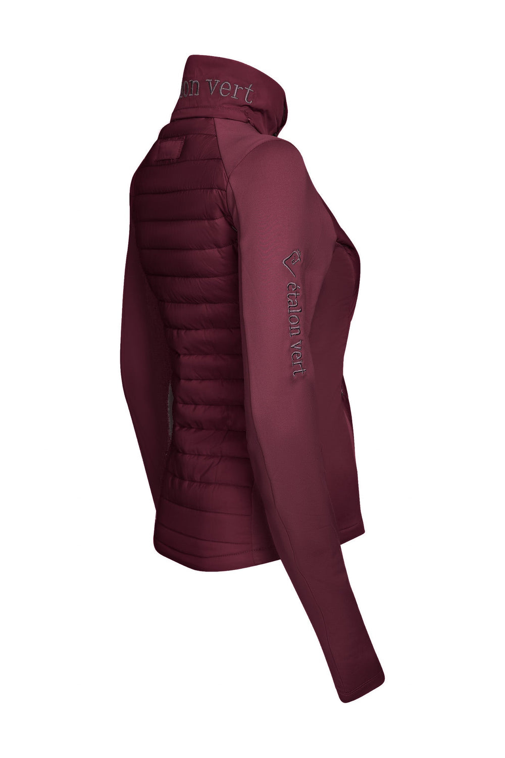 Cassini Hybrid Quilted Jacket - Burgundy