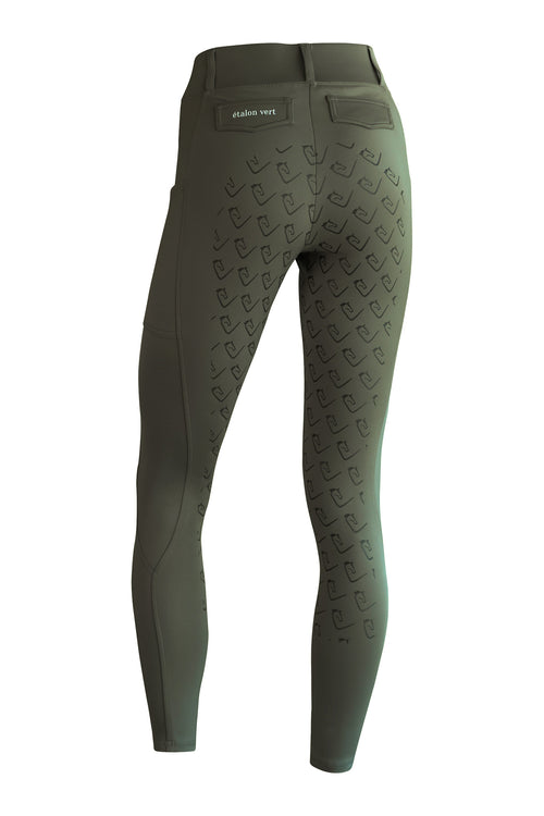 Chacco 2.0 - Leggings Young Riders Fullgrip - Olive