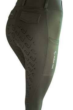 Chacco 2.0 - Leggings Young Riders Fullgrip - Olive
