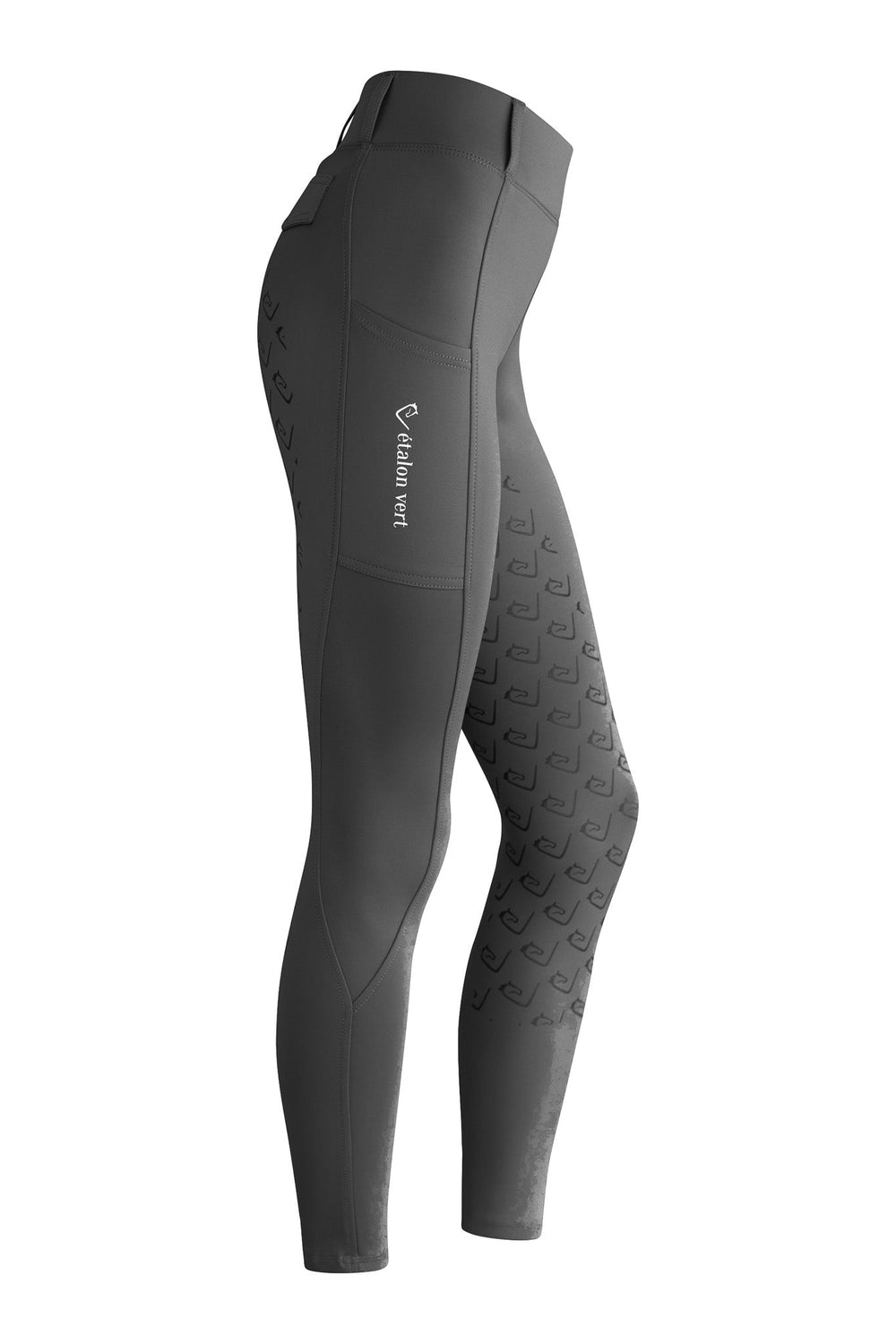Chacco 2.0 - Young Riders Full Grip Leggings - Grey