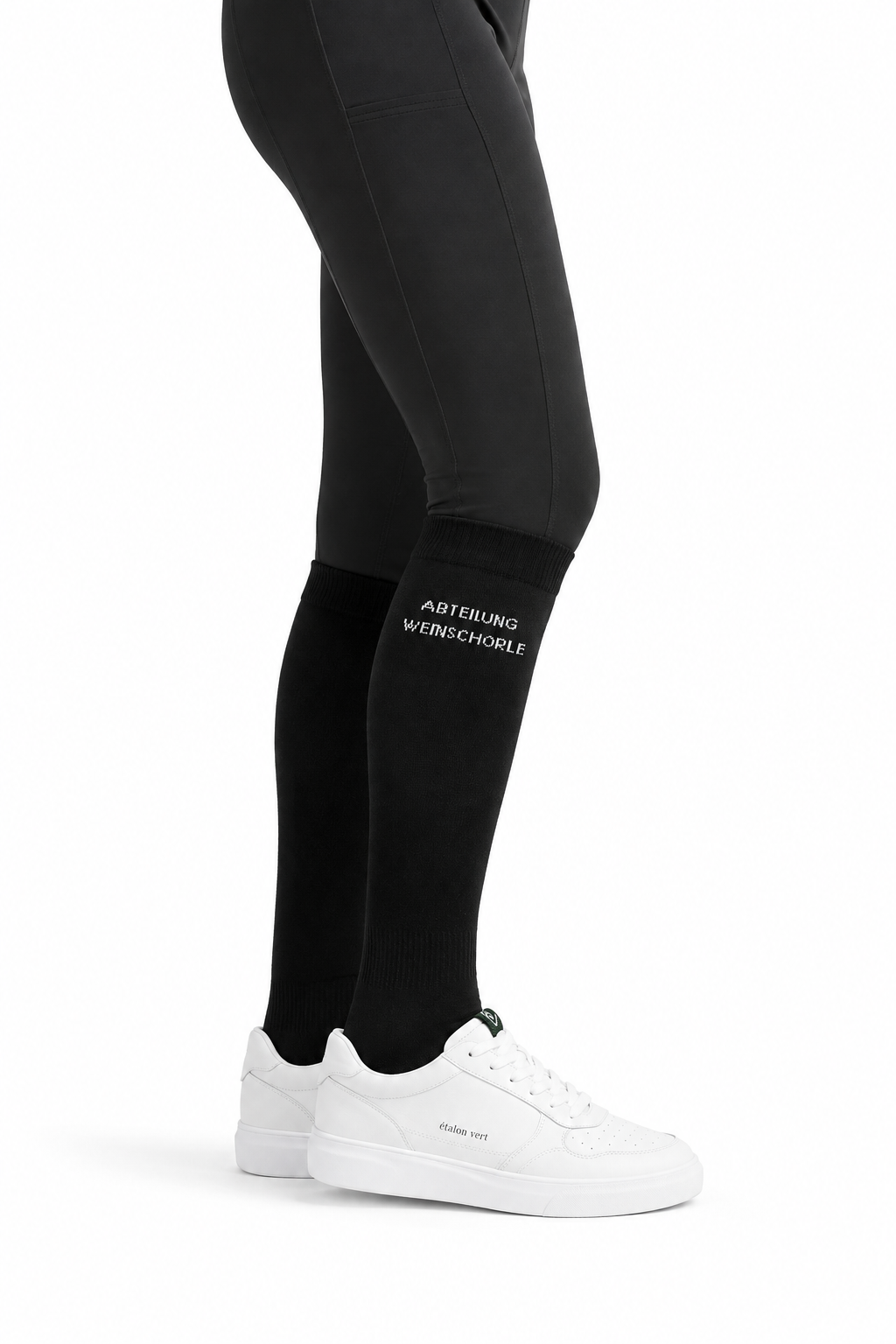 Reitsocken Iconic - Black - Abteilung Weinschorle