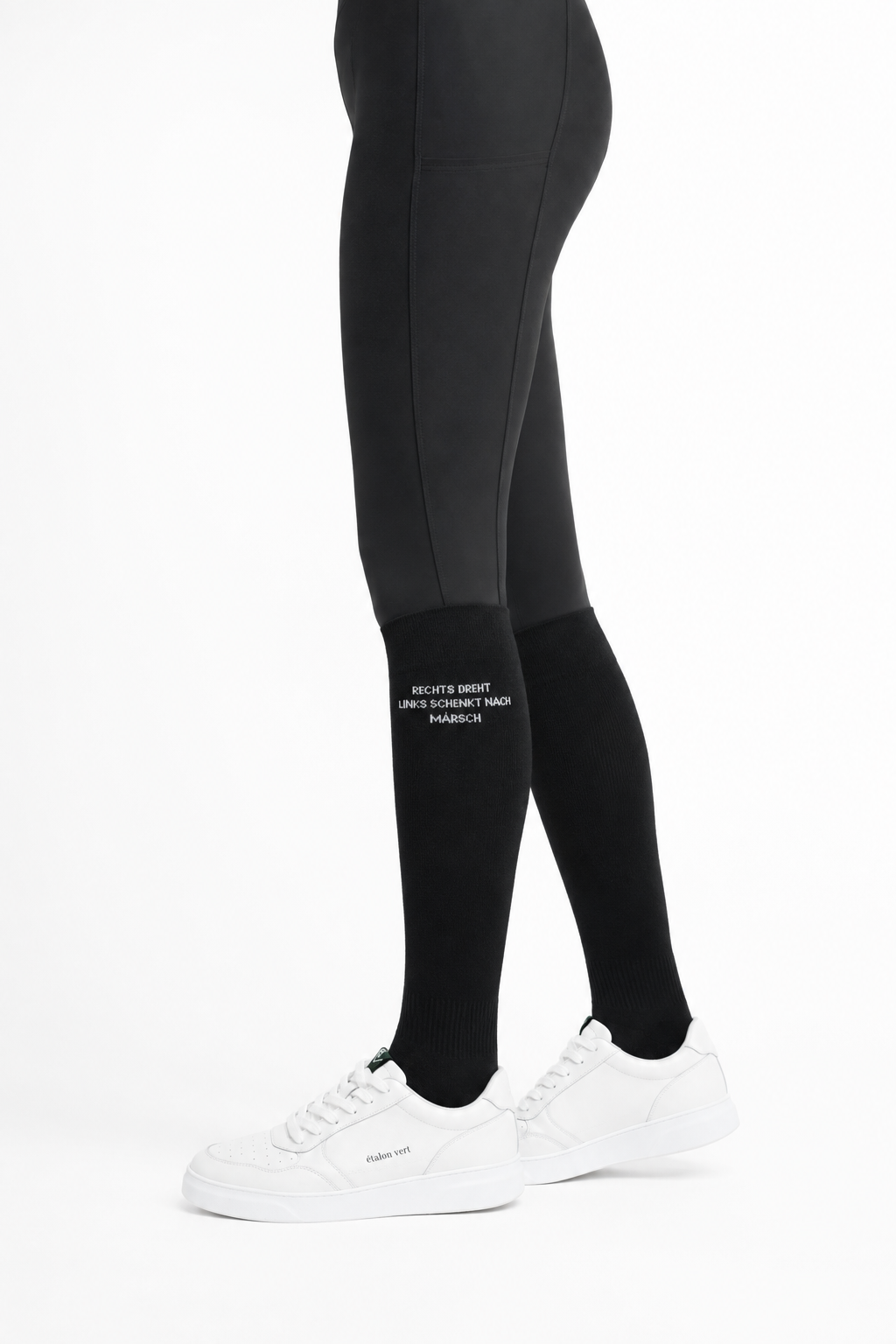 Reitsocken Iconic - Black - Rechts dreht. Links schenkt nach. Marsch.