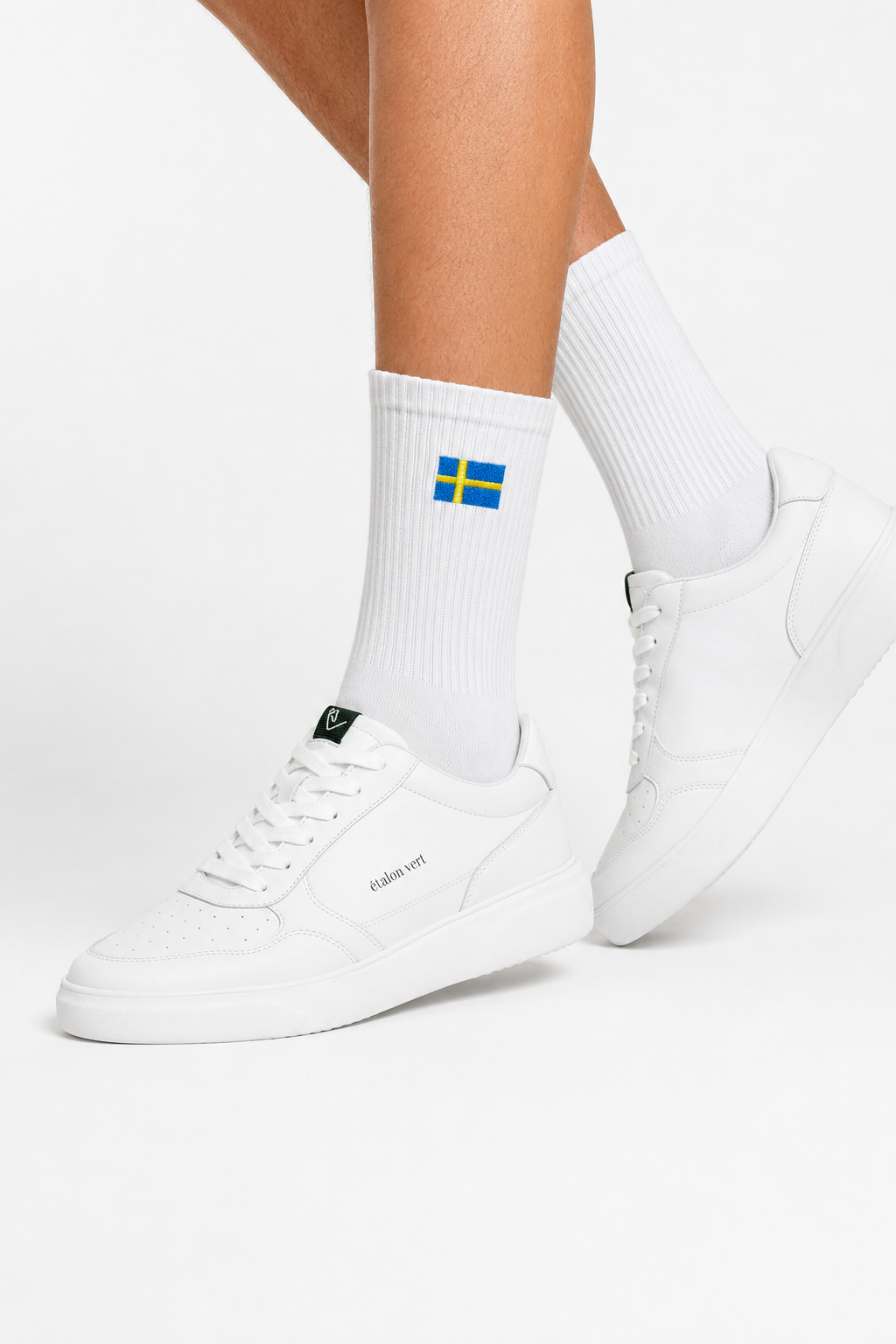 Sweden Sportsocken am Model mit Sneaker