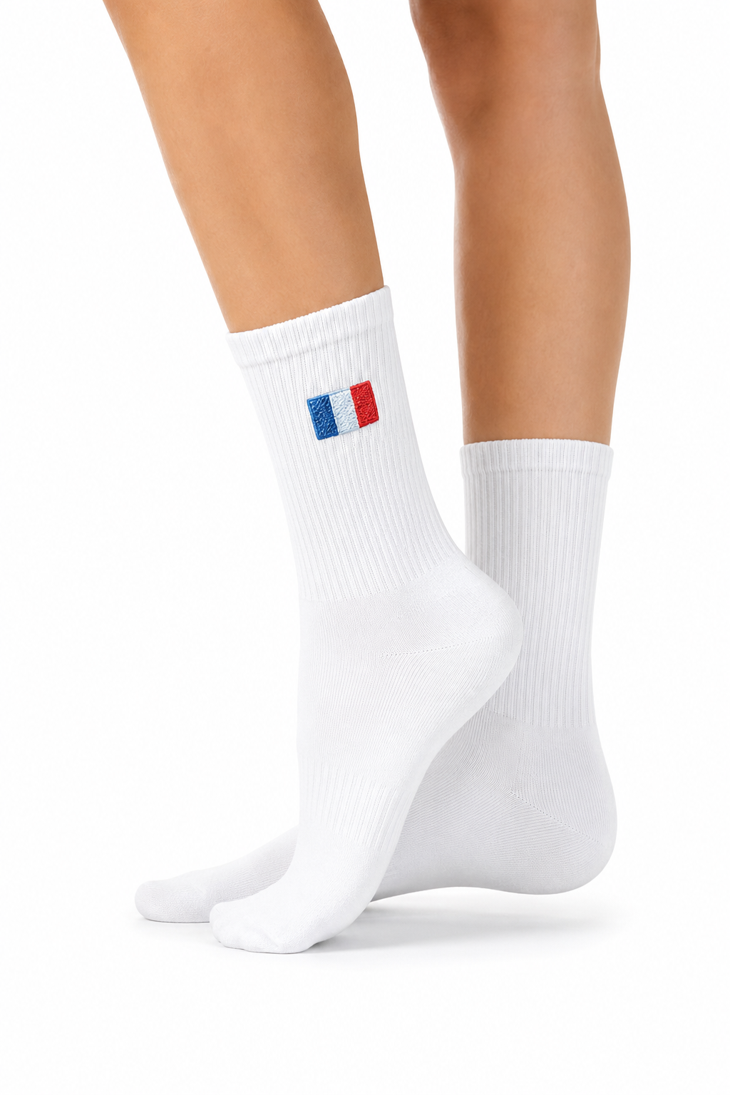 France Sportsocken am Model