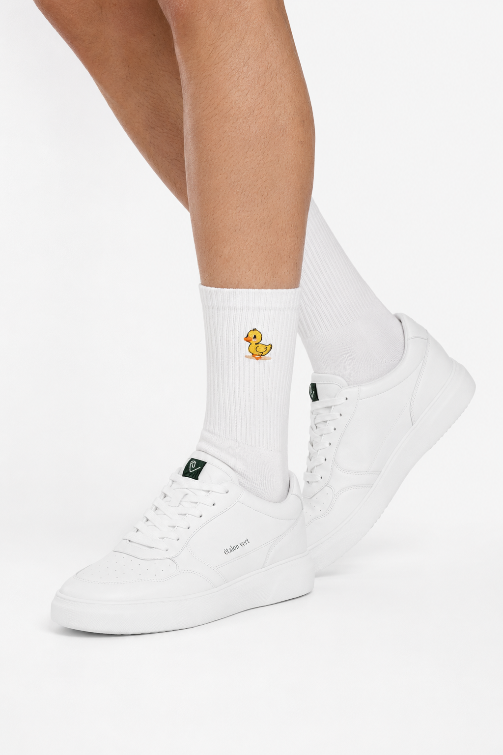 Ente Sportsocken am Model mit Sneaker