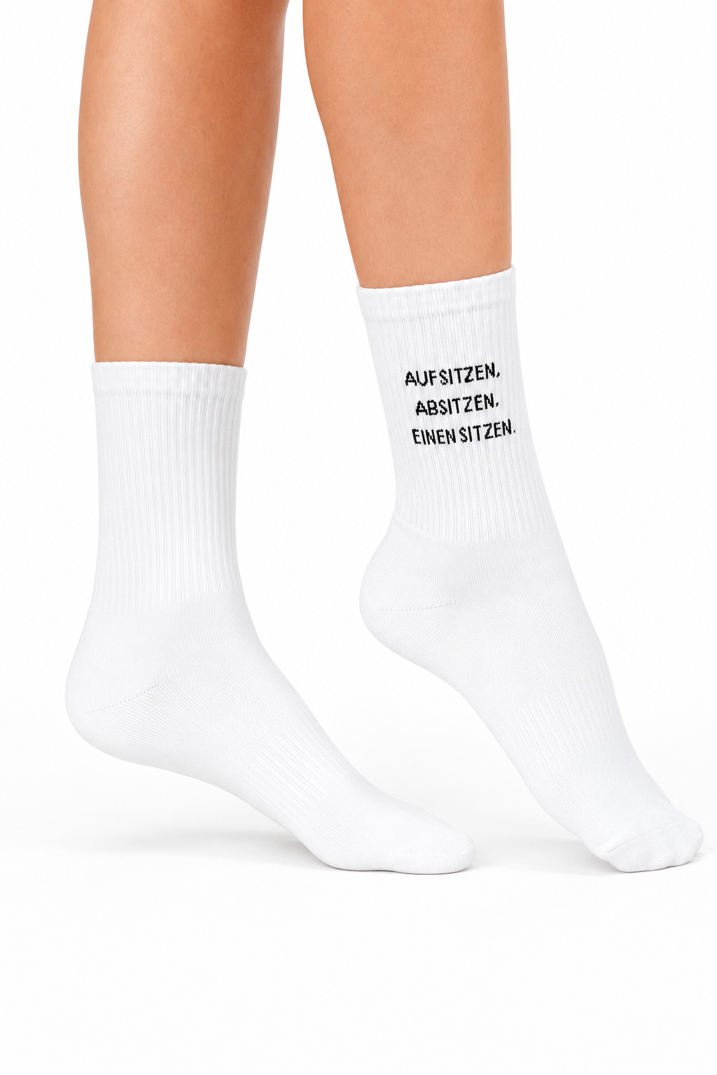Sportsocken - Aufsitzen. Absitzen. Einen Sitzen. Icon