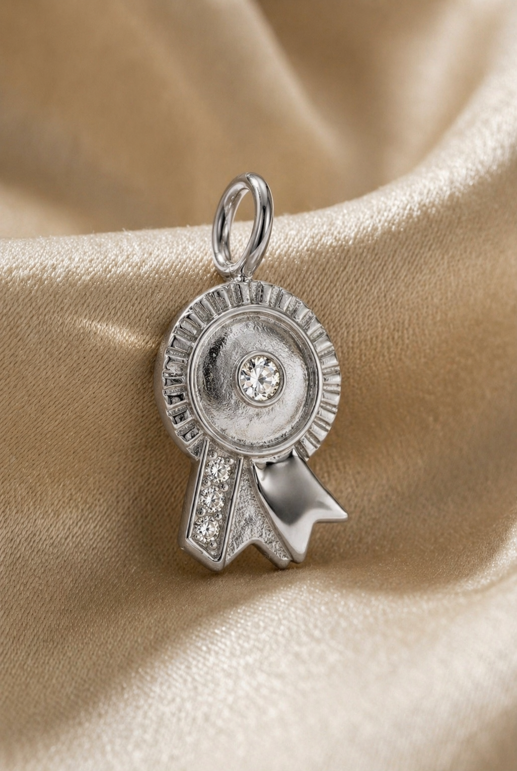 Halskette Turnierschleife - Silber