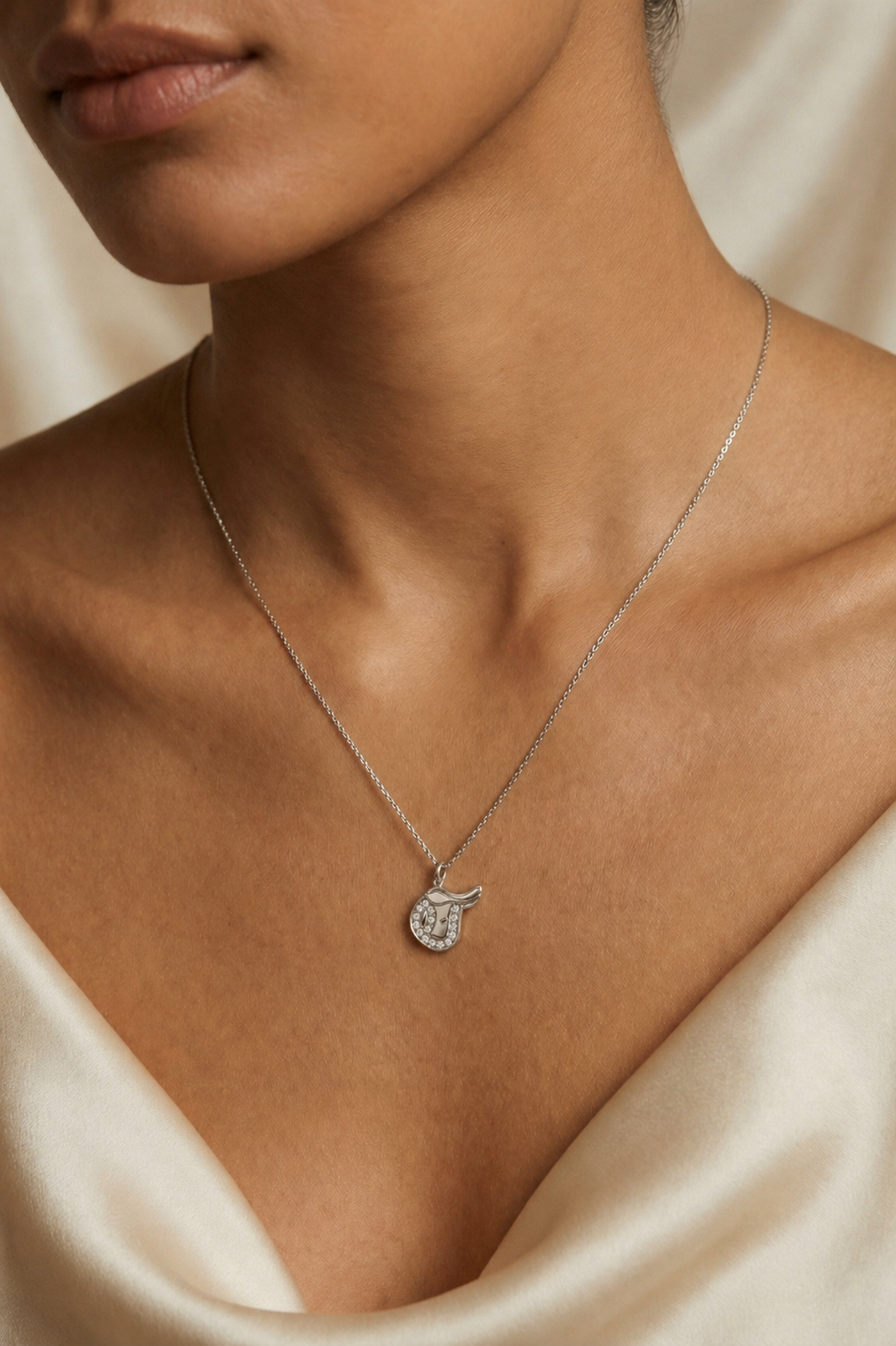 Halskette - Charm - Sattel - Silber
