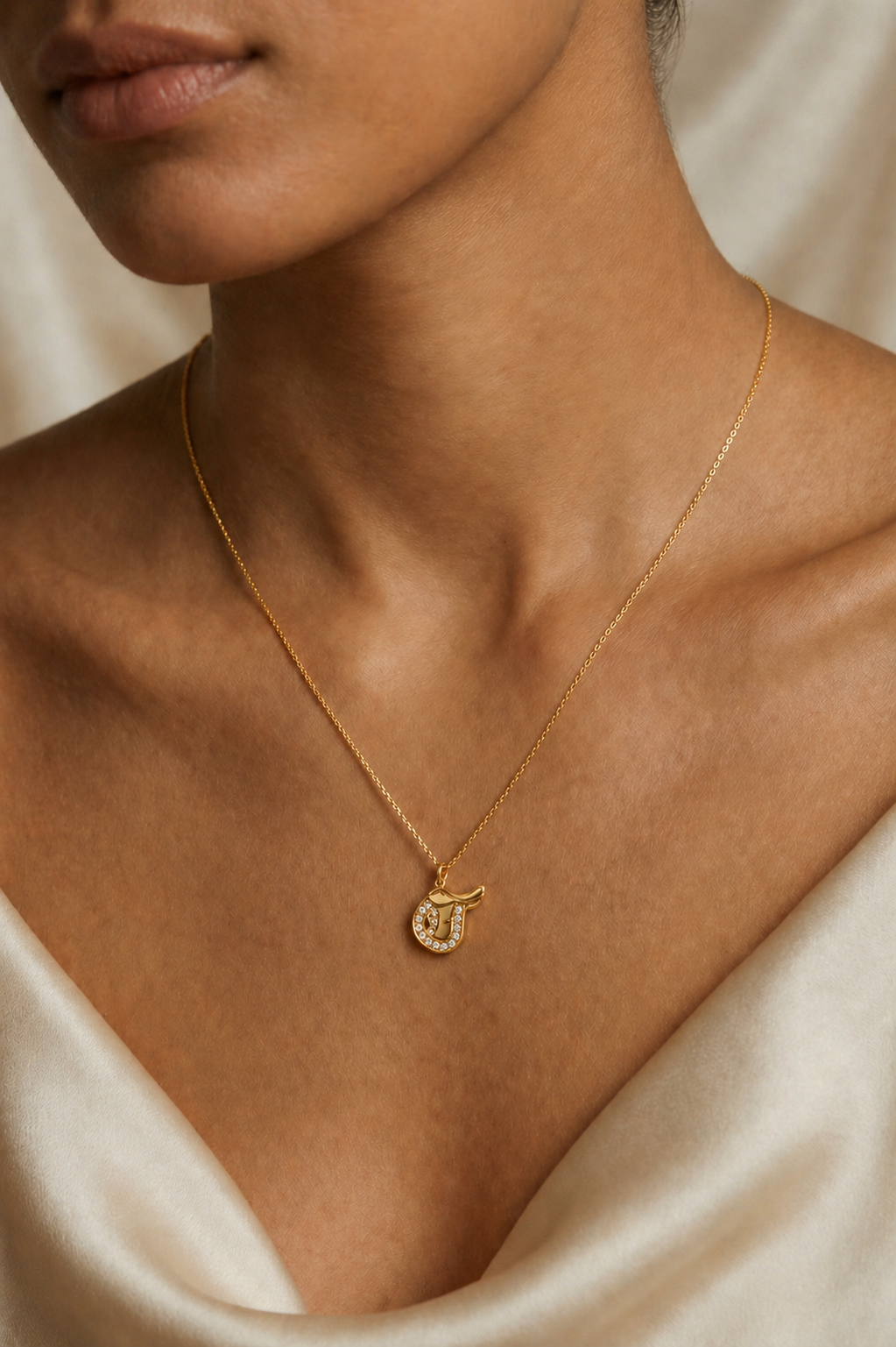 Halskette - Charm - Sattel - Gold