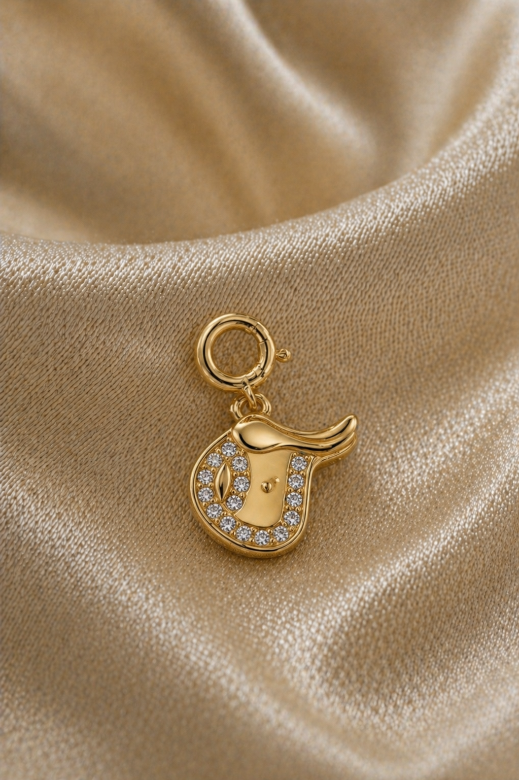 Charm Armband - Sattel - Gold - Set