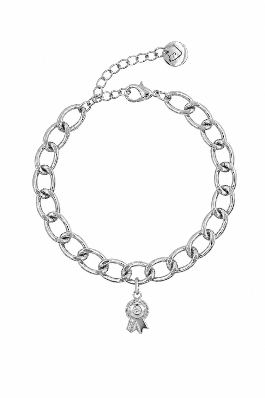 Charm Armband - Turnierschleife - Silber - Set
