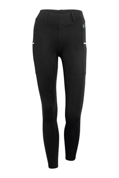 Chacco 2.0 - Compression Fullgrip Leggings - Glitter Edition - Black