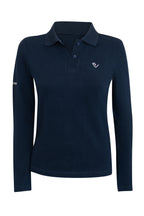 Poloshirt Sandro Hit 2.0 Langarm - Navy