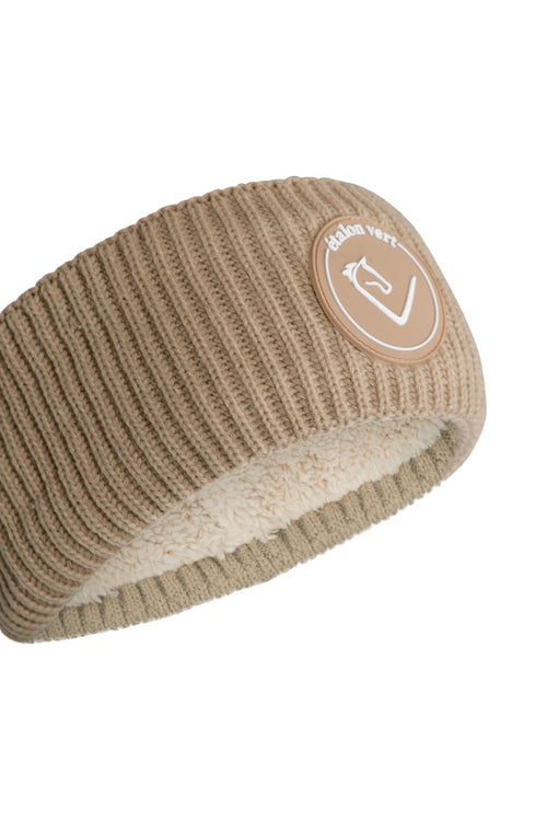 Stirnband Rib Muster - Castellan - Beige
