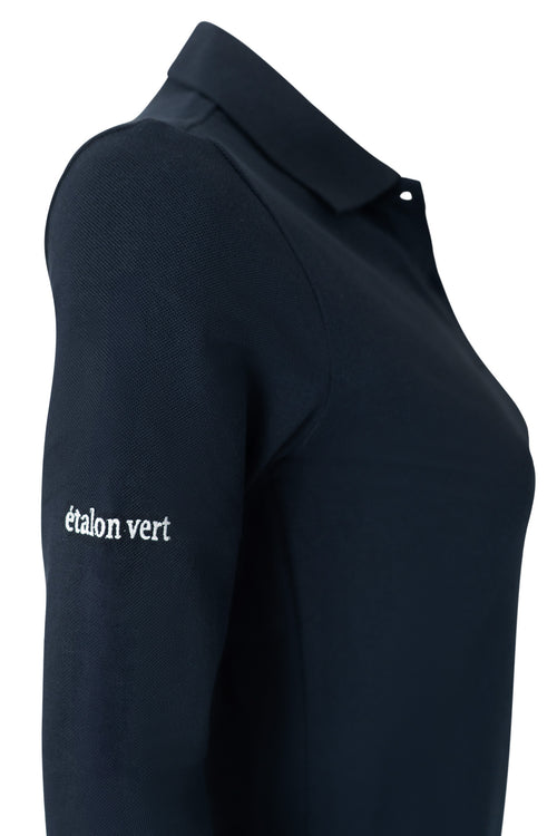 Poloshirt Sandro Hit 2.0 Langarm - Navy