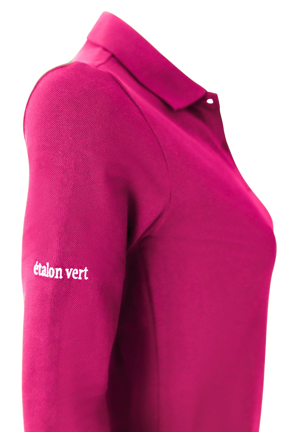 Sandro Hit 2.0 Long-Sleeve Polo Shirt - Very Berry