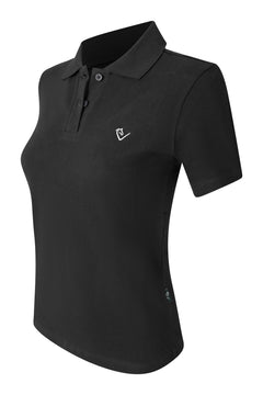 Poloshirt Sandro Hit 2.0 Kurzarm - Black