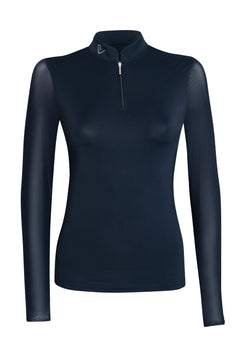 Contendro Funktionsshirt Langarm Young Riders - Glitter Edition - Navy