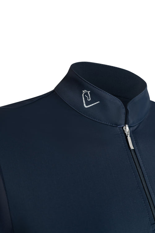Contendro Funktionsshirt Langarm Young Riders - Glitter Edition - Navy
