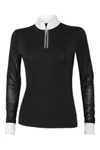 Balou Turniershirt Langarm Young Riders - Glitter Edition - Black