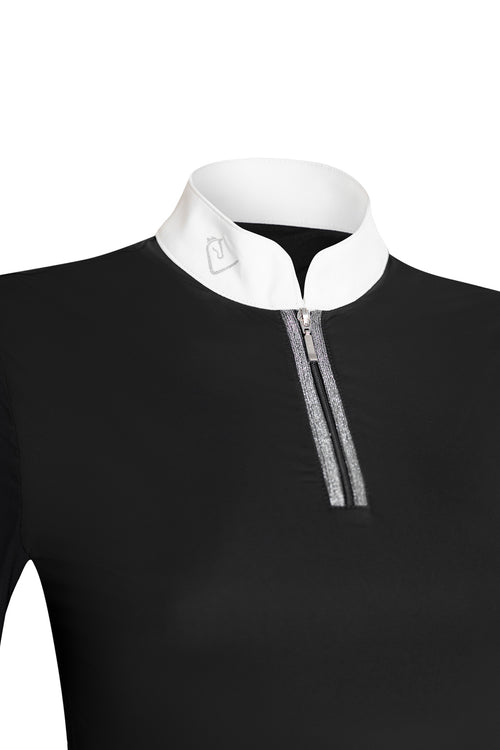 Balou tournament shirt long sleeve Young Riders - Glitter Edition - Black