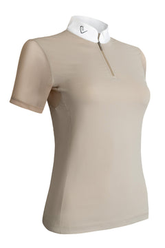 Balou Turniershirt Kurzarm Young Riders - Beige