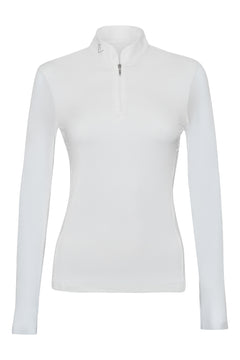 Contendro Funktionsshirt Langarm Young Riders - Glitter Edition - White