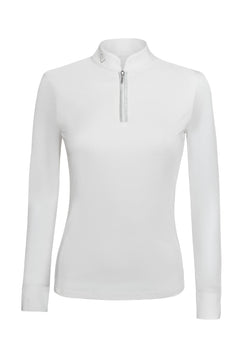 Balou Turniershirt Langarm Young Riders - Glitter Edition - White