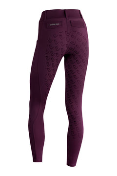 Chacco 2.0 - Leggings Young Riders Fullgrip - Burgundy