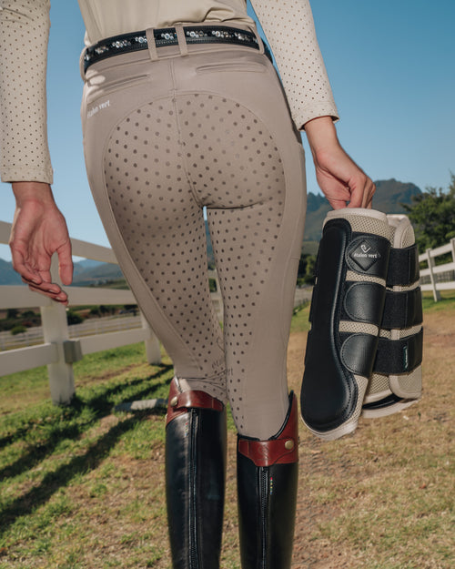Belissimo 2.0 Reithose Vollgrip - Taupe