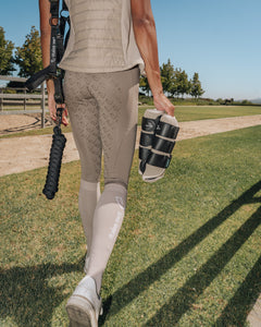 Chacco 2.0 - Compression Leggings Fullgrip - Taupe