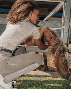 Chacco 2.0 - Compression Leggings Fullgrip - Taupe