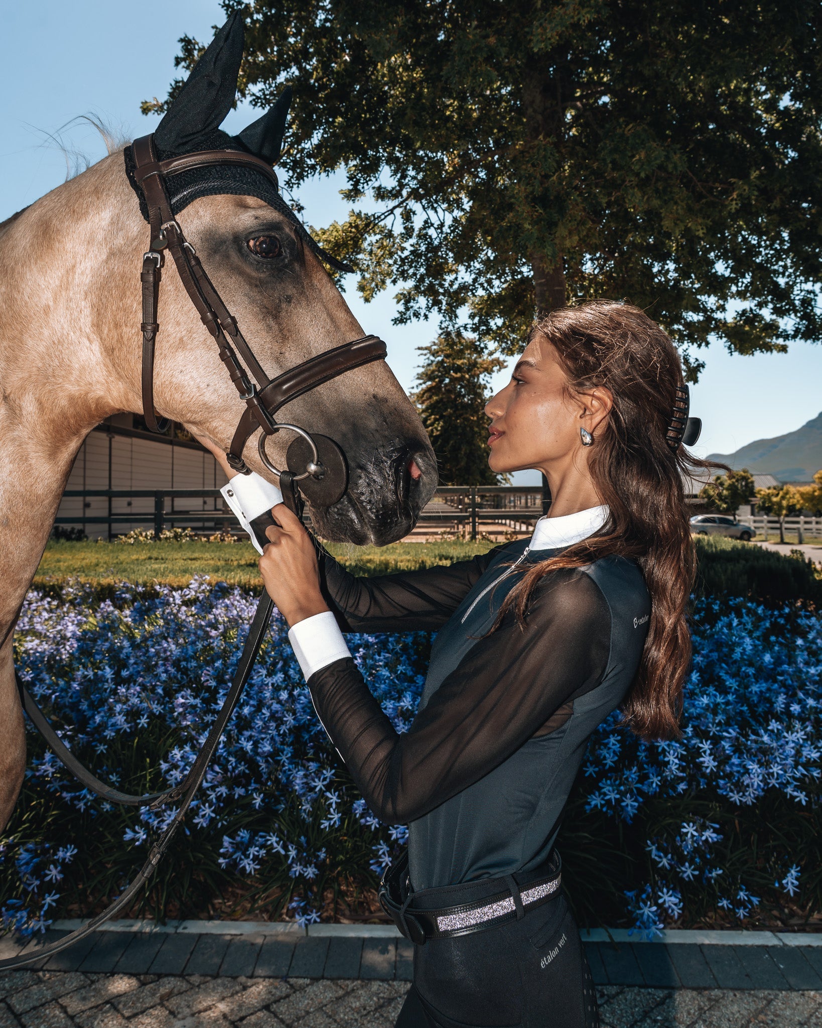 Balou Turniershirt Langarm - Glitter Edition - Navy