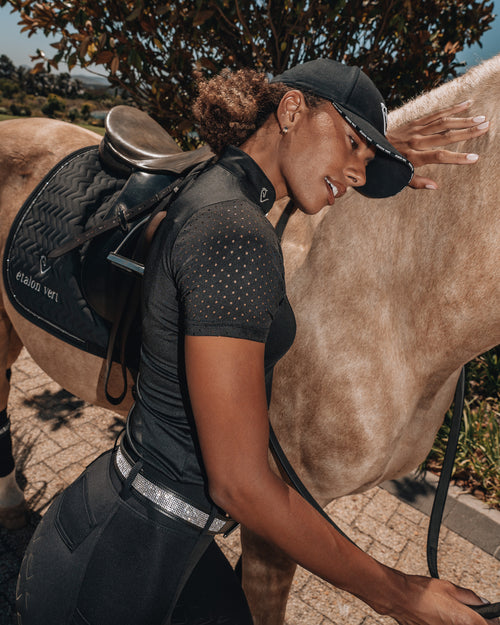 Funktionsshirt Star Gold Kurzarm - Black