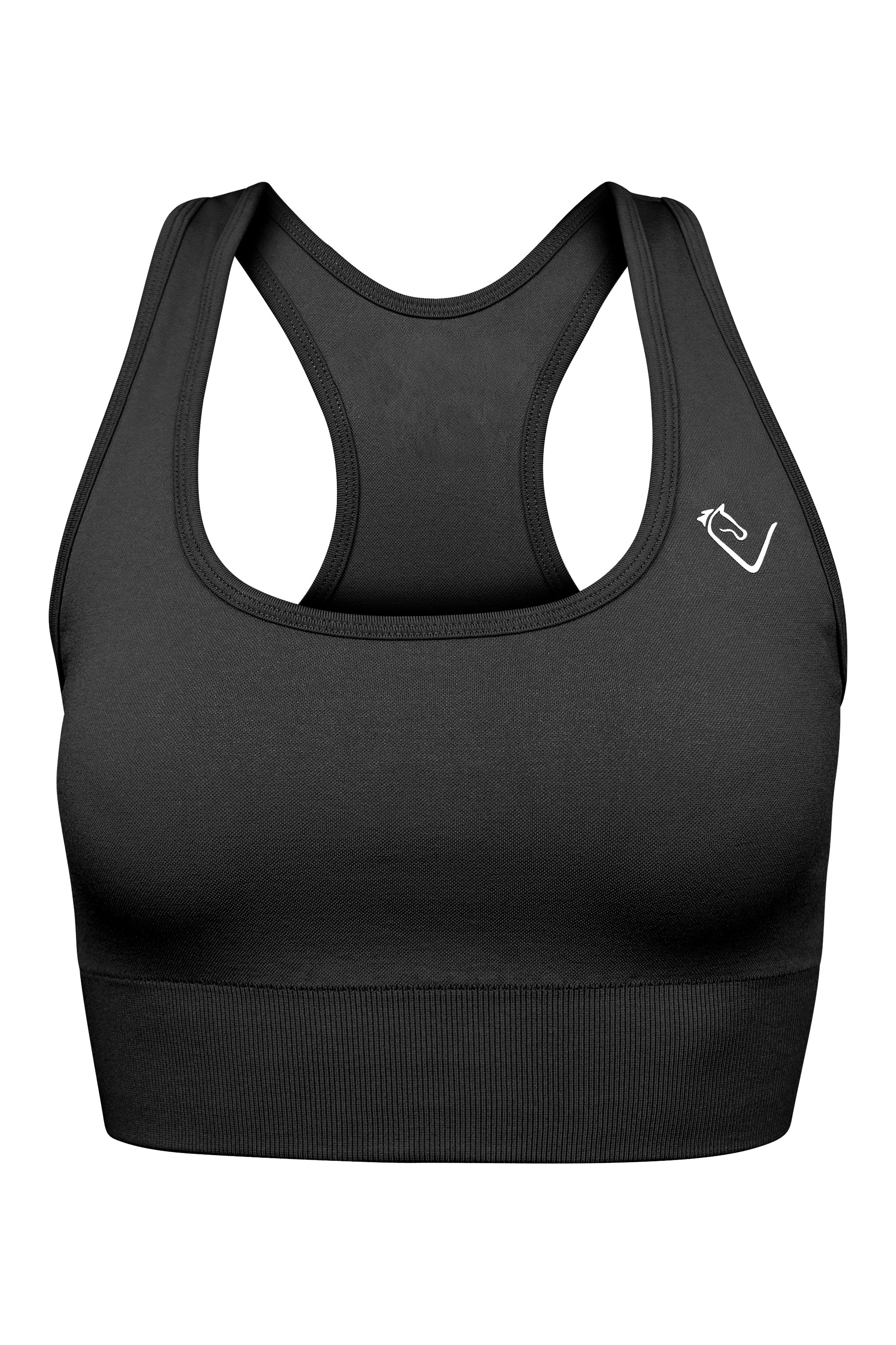 Seamless Sports Bra - Black
