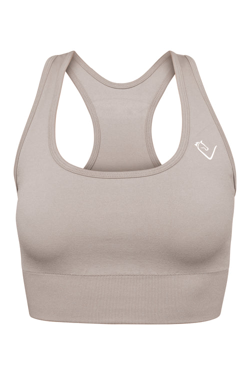 Seamless Sports Bra - Coffee