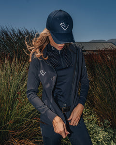Heartbreaker Cap mit Logo Streifen - Navy