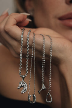 Halskette - Steigbügel - Silver