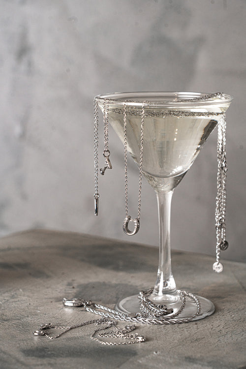 Halskette - Hufeisen - Silver