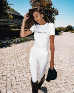 Chacco 2.0 - Turnier-Reitleggings Fullgrip - White