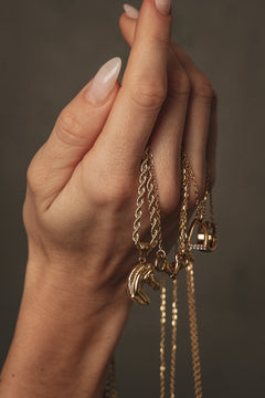 Halskette - Hufeisen - Gold