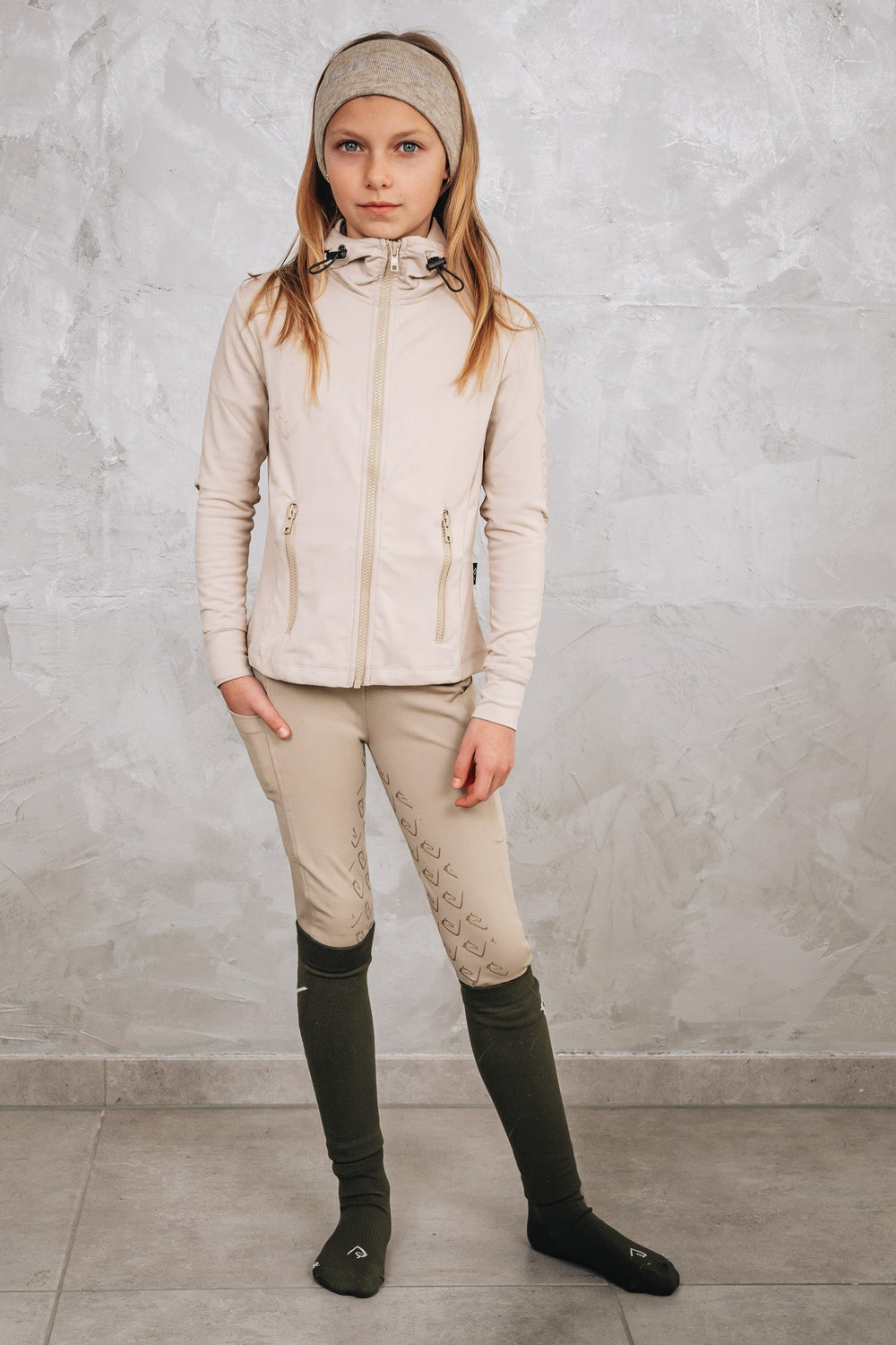 Chacco 2.0 - Young Riders Full Grip Leggings - Beige
