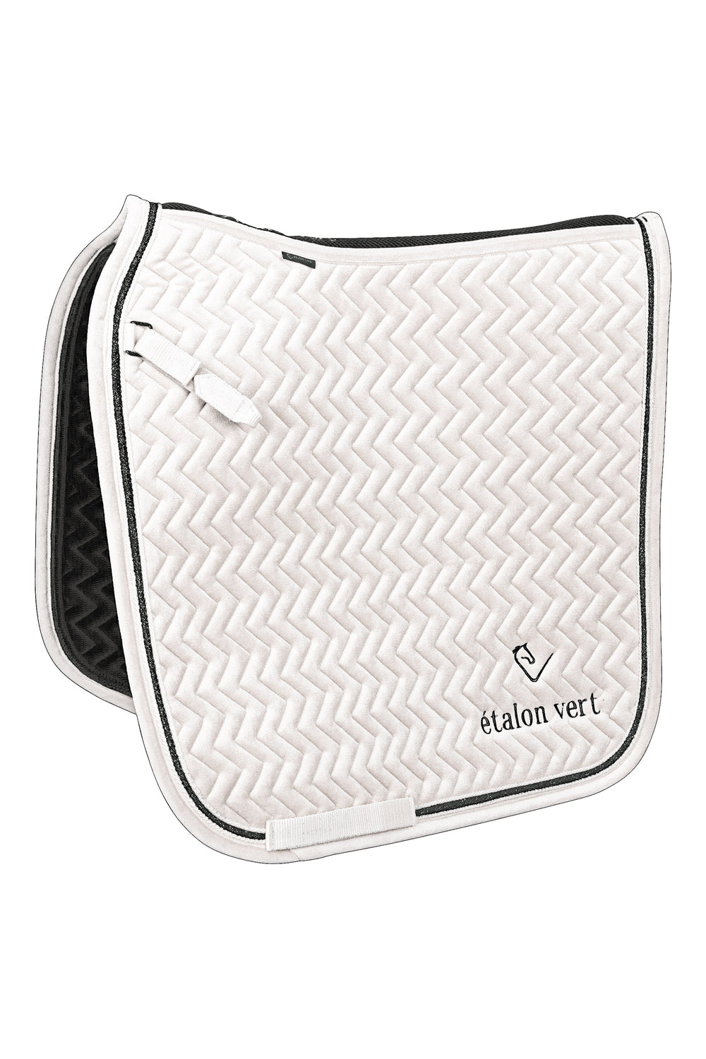 Dressage Saddle Pad - White Velvet