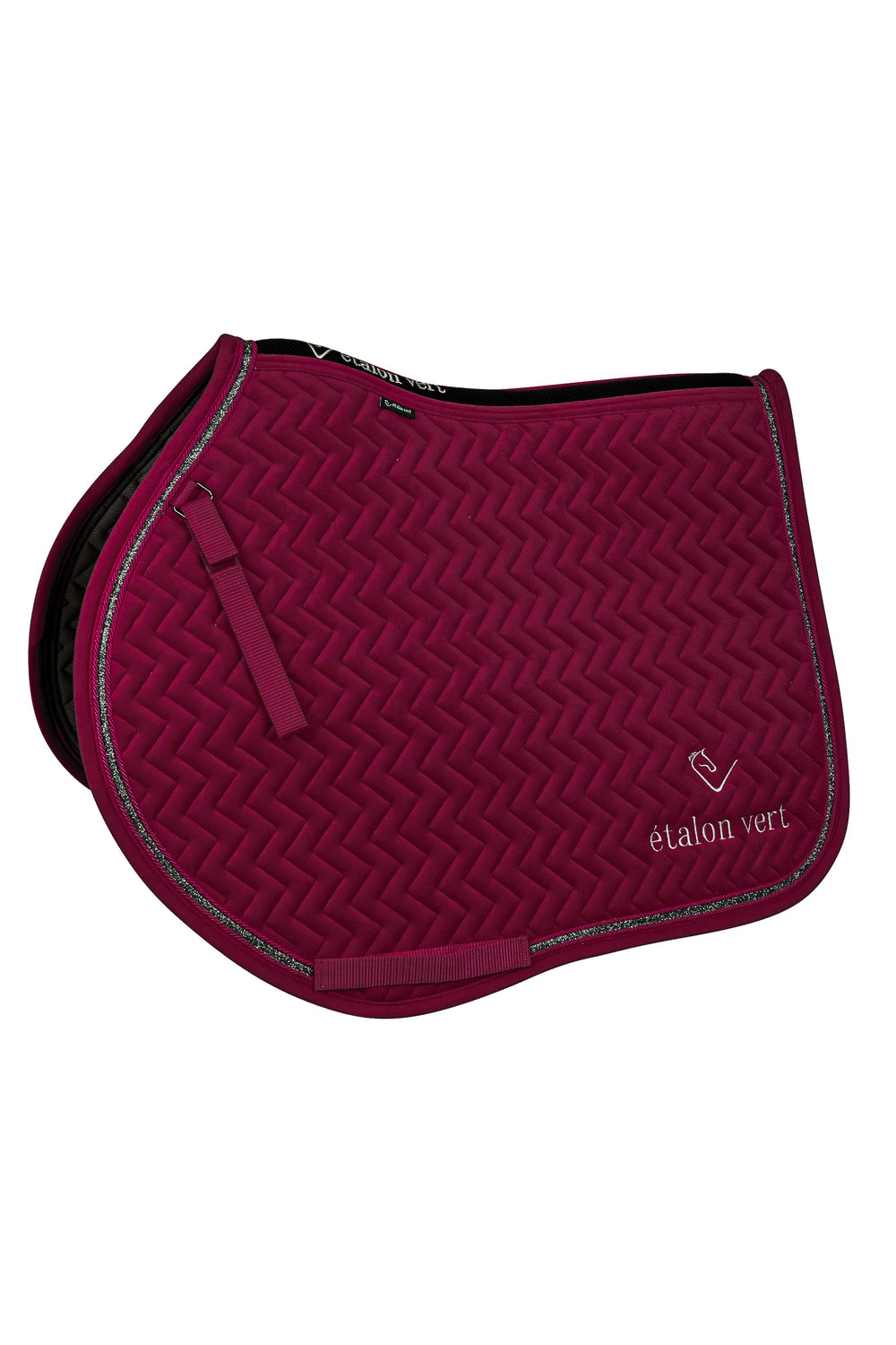 Saddle Pad Jumping - Burgundy Velvet