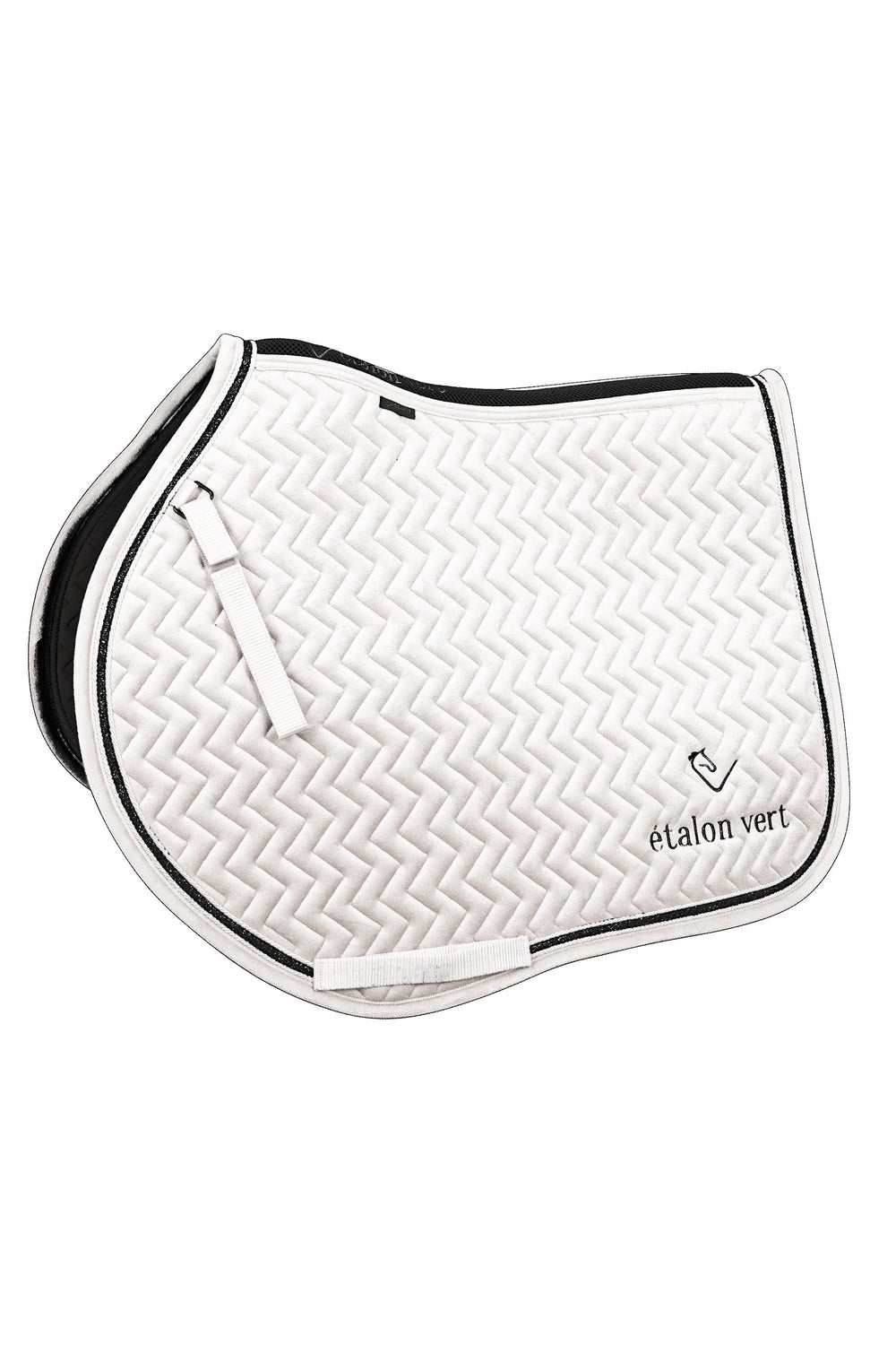 Jumping Saddle Pad - White Velvet