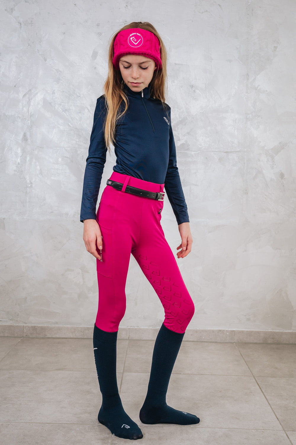 Chacco 2.0 - Young Riders Fullgrip Leggings - Very Berry