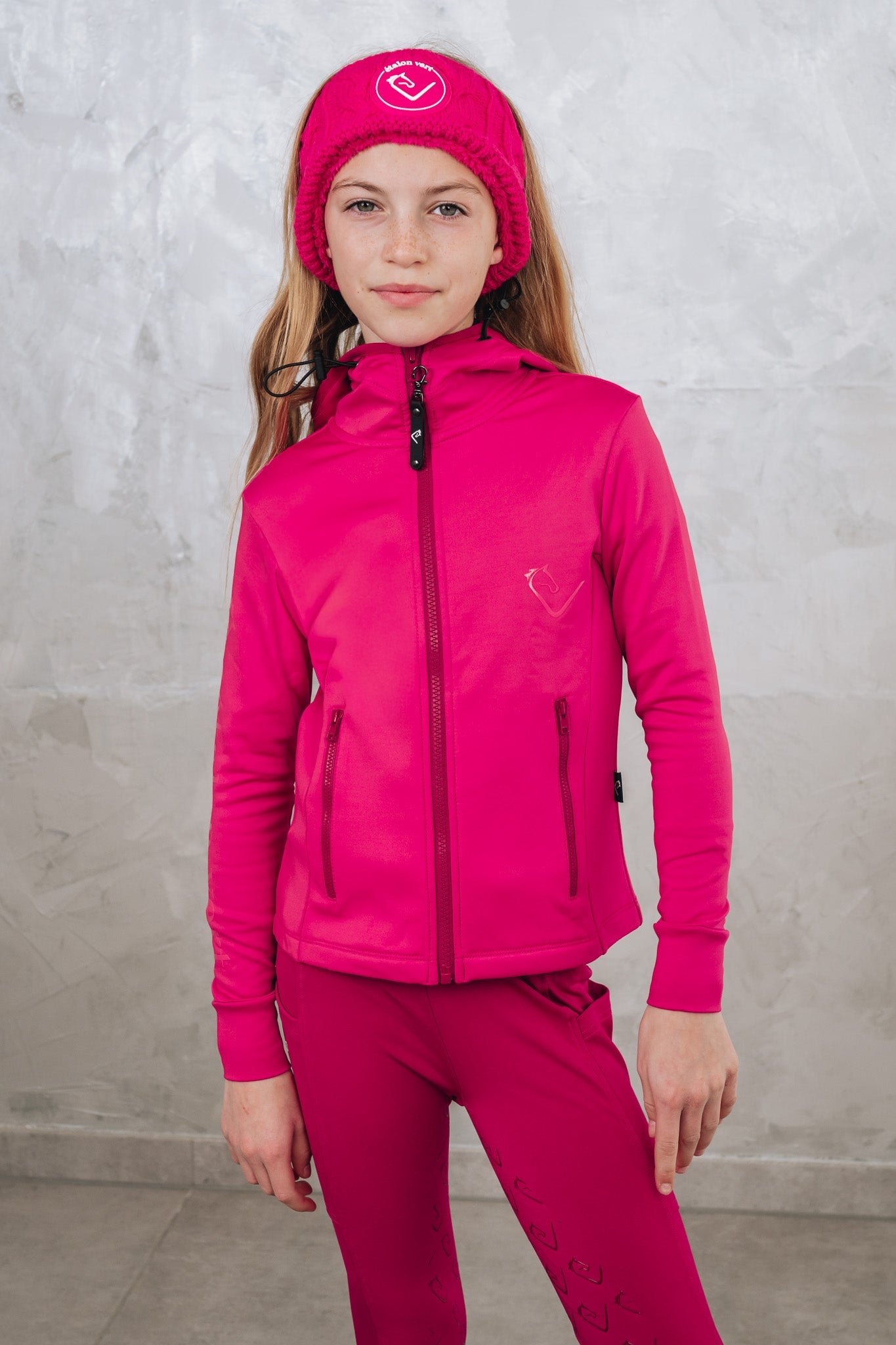 Sportjacke Grannus Thermo Young Riders - Very Berry