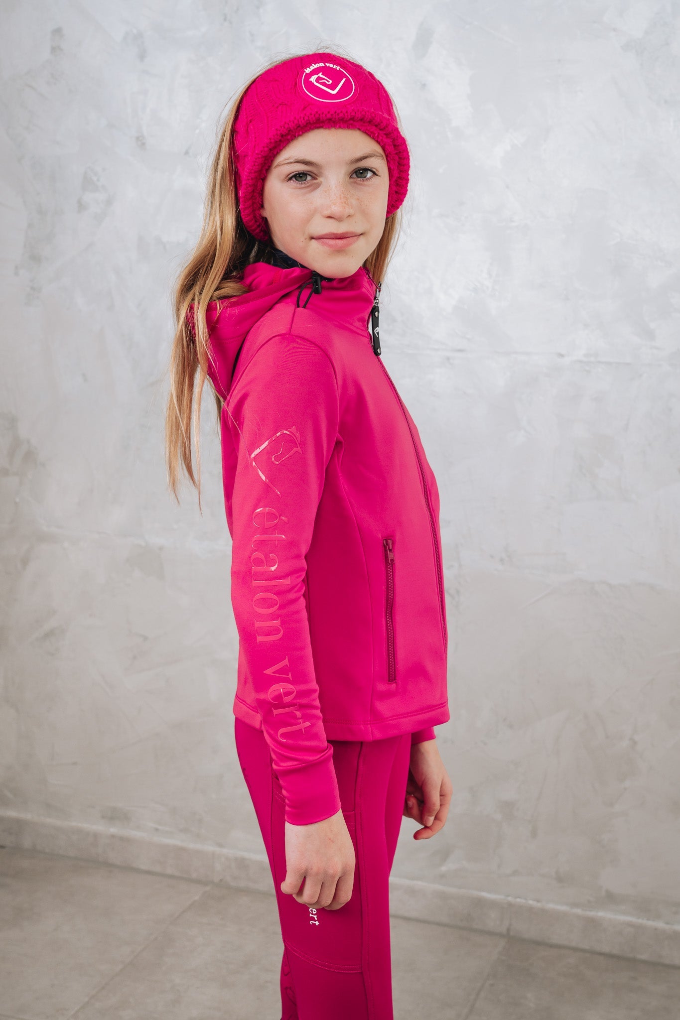 Sportjacke Grannus Thermo Young Riders - Very Berry