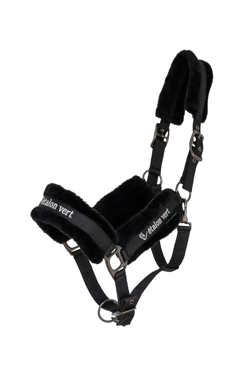 De Niro - Fur Halter - Black