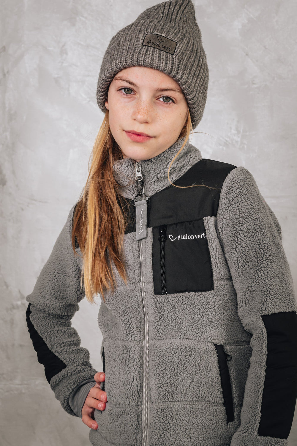 Valegro Young Riders Teddy Jacket - Grey